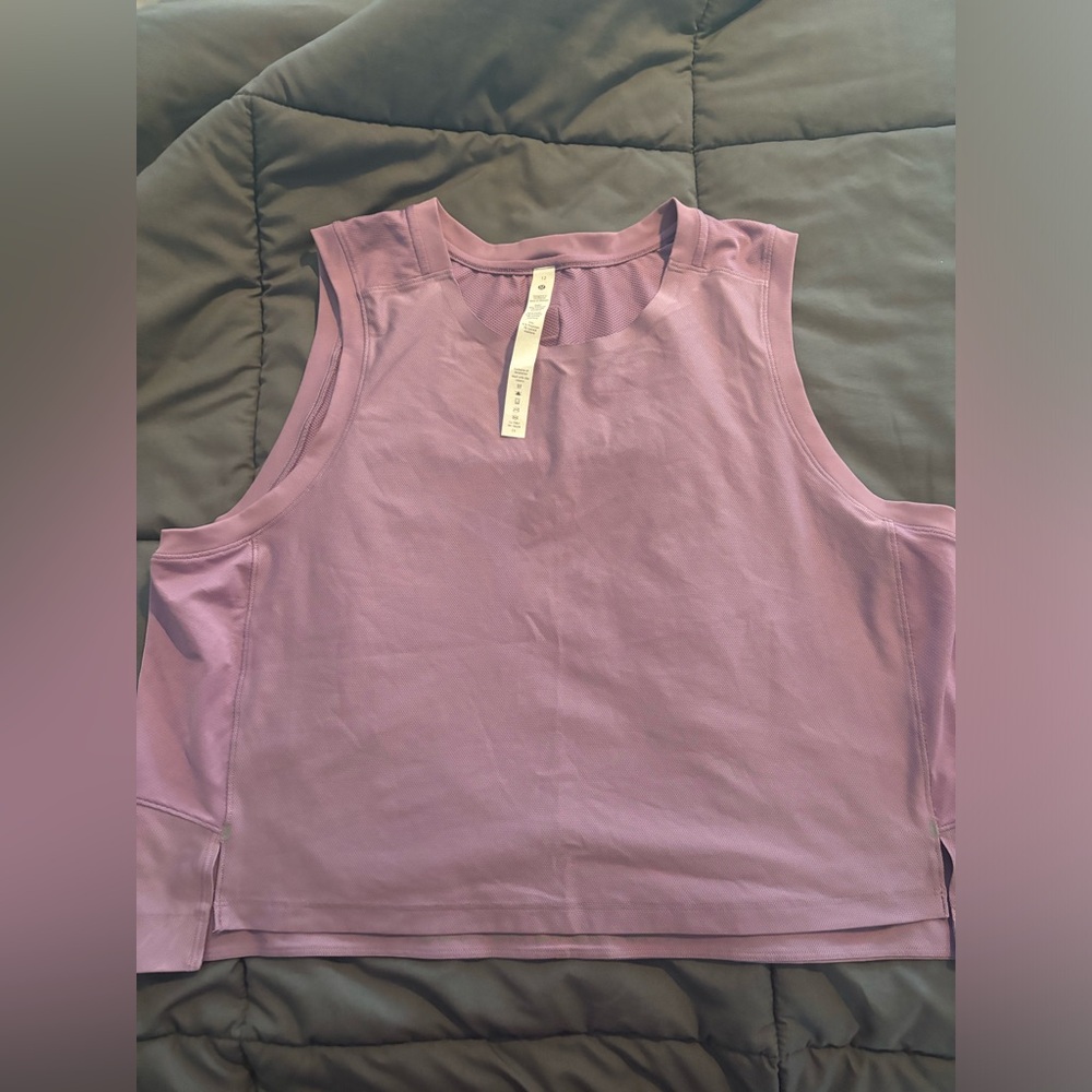 Lululemon light purple tank size 12